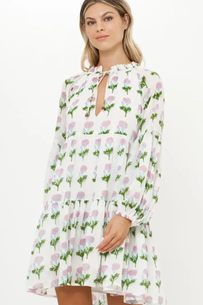 Hot Balloon Sleeve Short- Bloom Lilac Short & Mini Dresses|Dresses