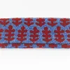 Discount Beaded Clutch- Fern Blue Red Accessories|Bags