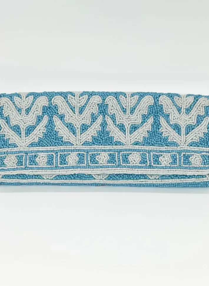Clearance Beaded Clutch- Marigold Sky Accessories|Bags