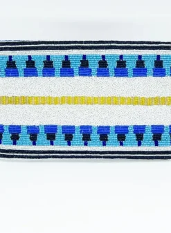 Clearance Beaded Envelope- Mezcal Blue Accessories|Bags