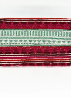 Hot Beaded Envelope- Mezcal Red Accessories|Bags