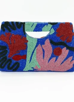 Outlet Beaded Handbag- Reef Blue Accessories|Bags