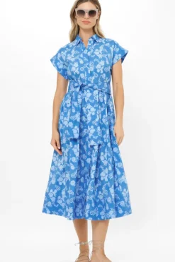Clearance Belted Shirt Dress- Pretoria Navy Maxis|Dresses