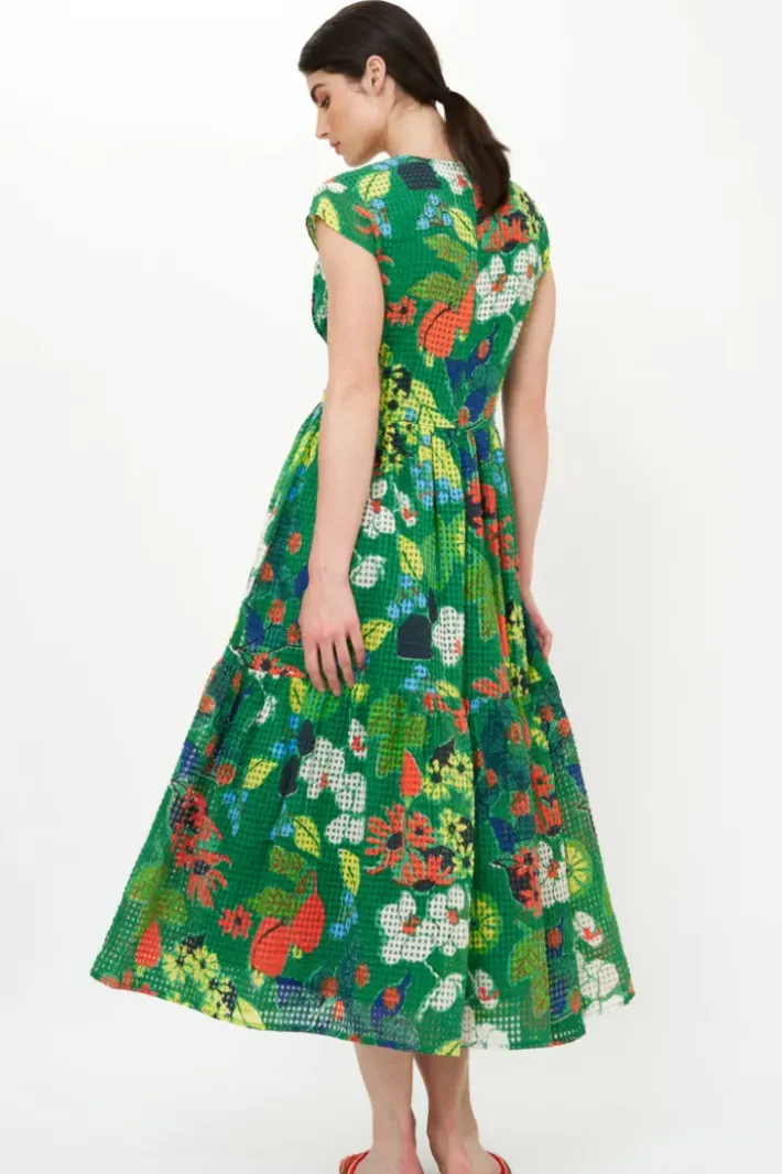 Online Cap Sleeve Midi- Sutton Green Midis|Dresses