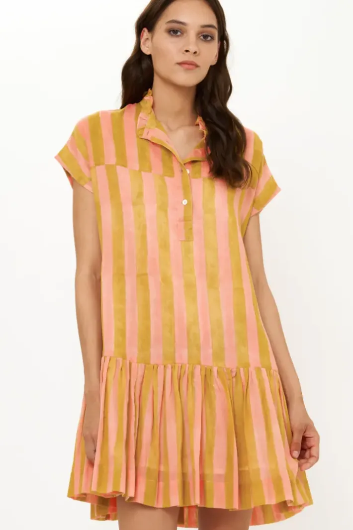 New Cap Sleeve Mini- Cabana Coral Short & Mini Dresses|Dresses