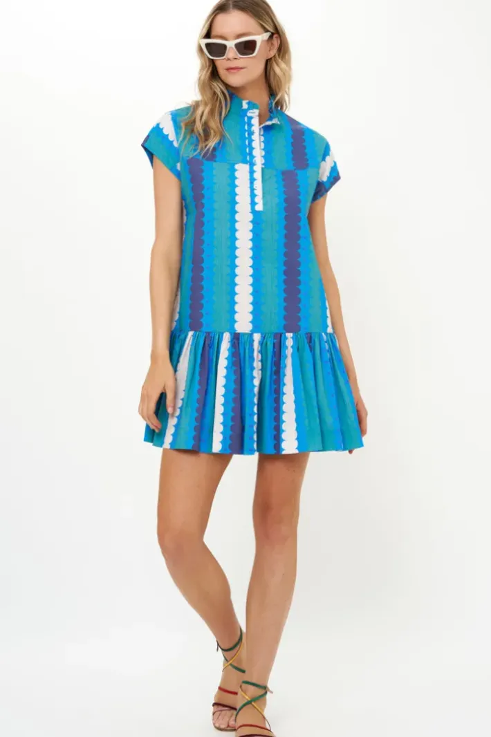 Hot Cap Sleeve Mini- Meko Blue Short & Mini Dresses|Dresses