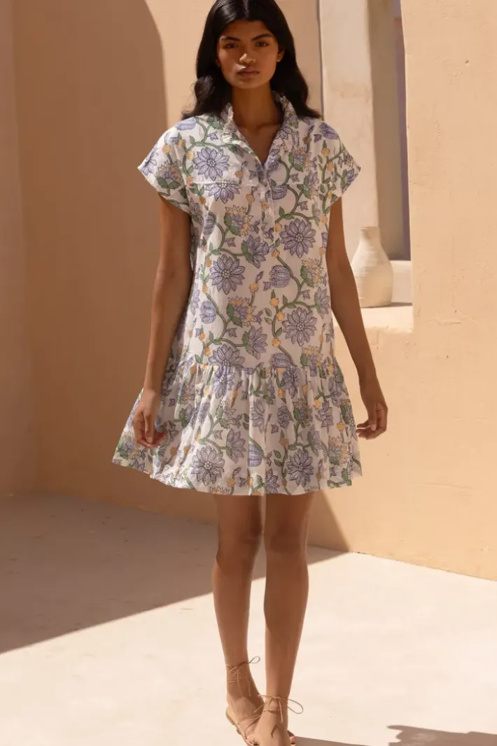 Online Cap Sleeve Mini- Presidio Blue Short & Mini Dresses|Dresses