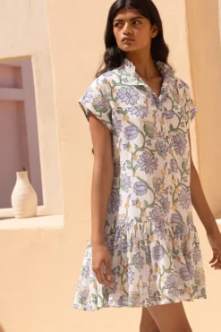 Online Cap Sleeve Mini- Presidio Blue Short & Mini Dresses|Dresses