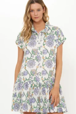 Online Cap Sleeve Mini- Presidio Blue Short & Mini Dresses|Dresses