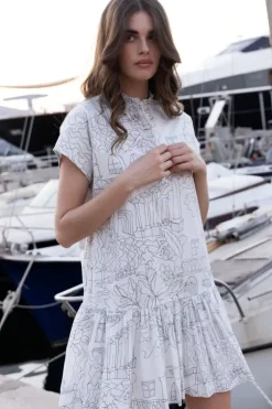 Cap Sleeve Mini- Roma White Short & Mini Dresses|Dresses
