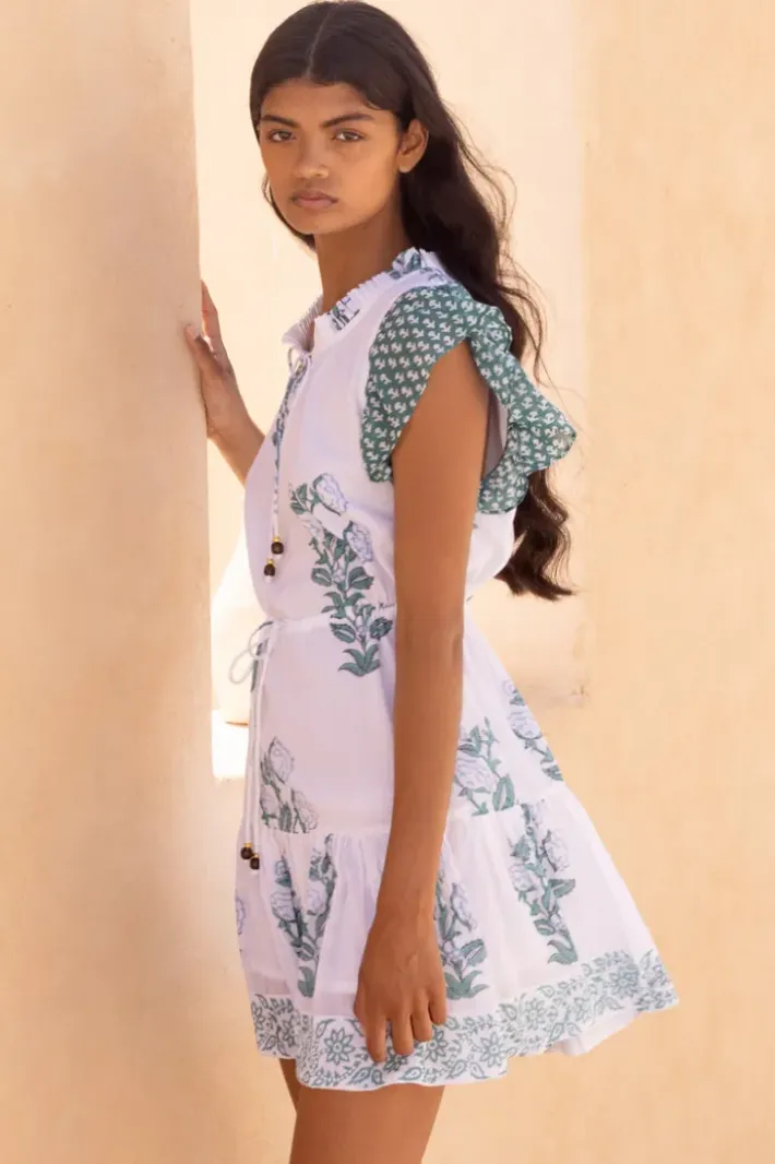 Hot Cinched Flirty Short- Salvia Green Short & Mini Dresses|Dresses