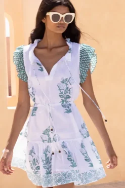 Hot Cinched Flirty Short- Salvia Green Short & Mini Dresses|Dresses
