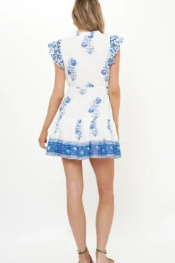 Sale Cinched Flirty Short- Salvia Blue Short & Mini Dresses|Dresses