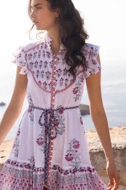 Best Flirty High Neck Button Mini- Napa Red Short & Mini Dresses|Dresses