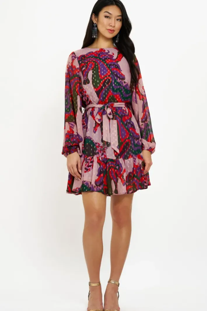 Flirty Short Dress- Arabia Crimson Short & Mini Dresses