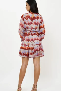 Hot Flirty Short Dress- Venice Cognac Short & Mini Dresses