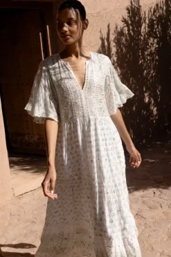 Clearance Flirty V-Neck Maxi- Juniper Olive Maxis|Dresses