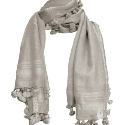 Discount Grey Tassel Scarf Accessories|Scarves