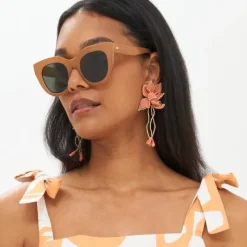 Jardin Earrings- Coral Accessories|Earrings