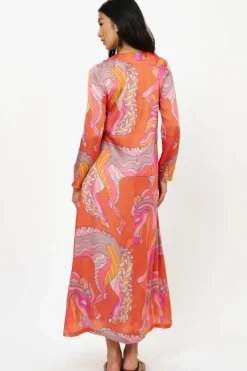 New Long Sleeve Shift Maxi- Arabia Toffee Maxis