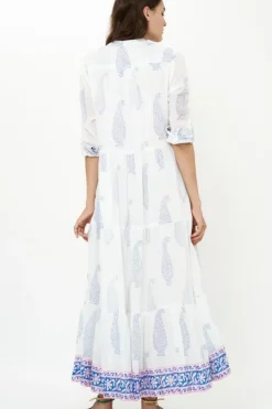 Hot Mandarin Maxi- Aptos Blue Maxis|Dresses
