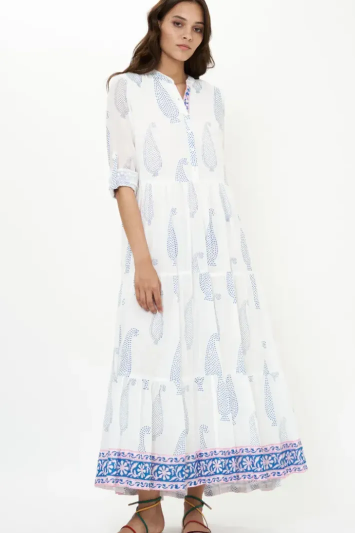 Hot Mandarin Maxi- Aptos Blue Maxis|Dresses