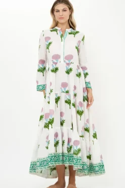 Hot Mandarin Maxi- Bloom Lilac Maxis|Dresses