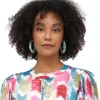 New Mini Astor Hoops- Aqua Accessories|Earrings