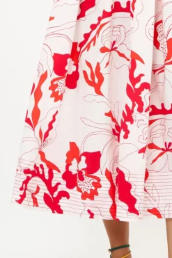 New One Shoulder Ruffle Maxi- Orchid Red Maxis|Dresses