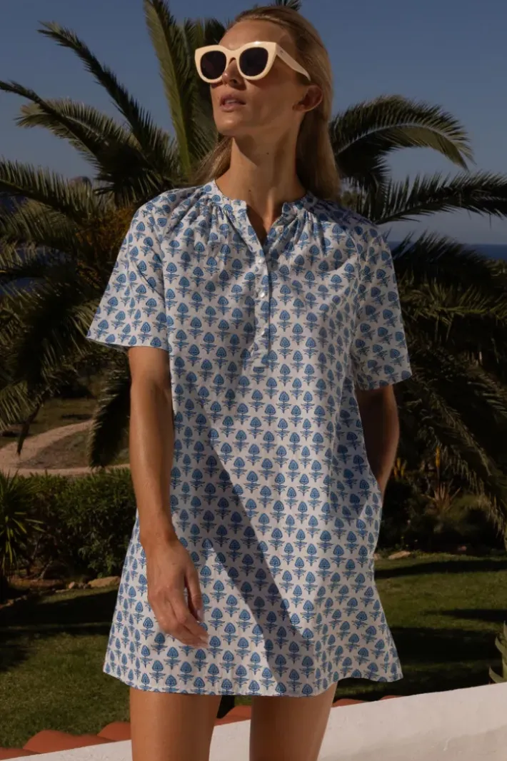 Best Pocket Dress- Provence Blue Short & Mini Dresses|Dresses