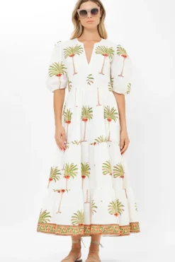 New Puff Sleeve Maxi- Canary Green Maxis|Dresses