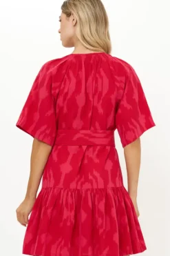 Hot Raglan Belted Mini- Tashkent Red Short & Mini Dresses|Dresses