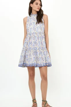 Best Ruffle Tiered Short- Marseille Blue Short & Mini Dresses|Dresses
