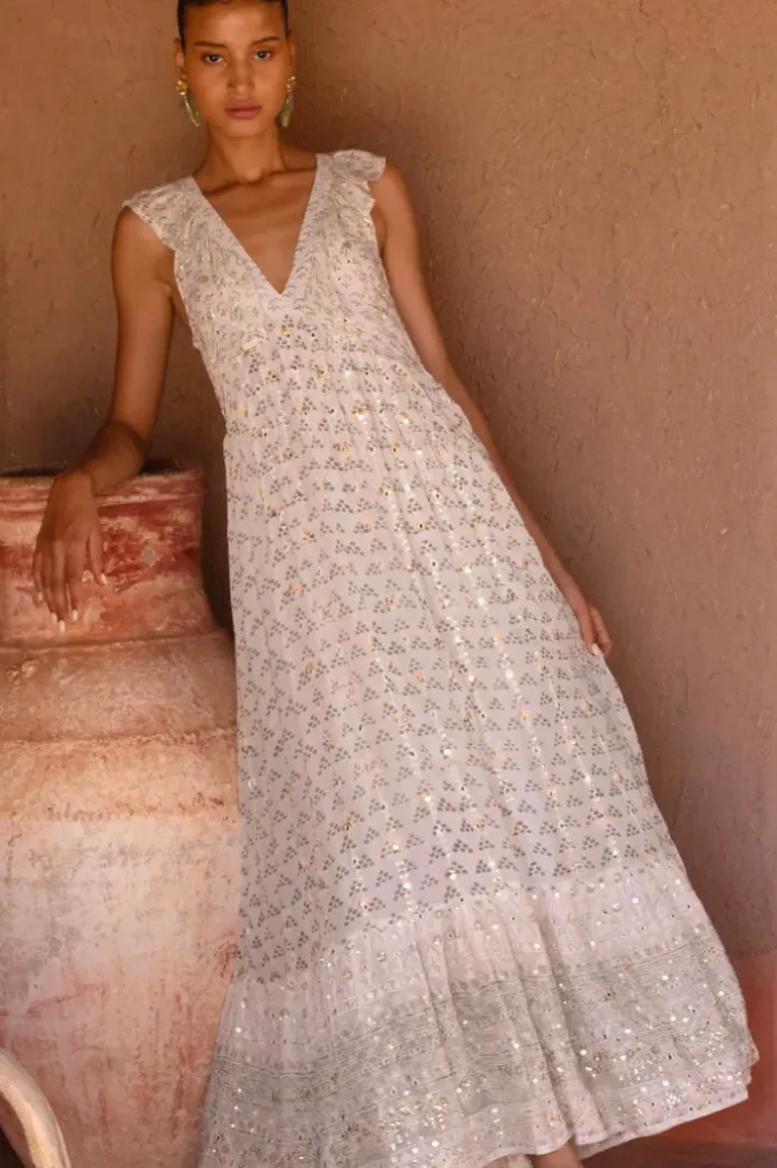 New Ruffle V-Neck Maxi- Juniper Olive Maxis|Dresses