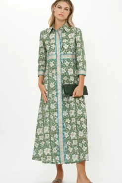 Clearance Shirt Dress Maxi- Ivy Olive Maxis|Dresses