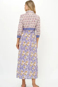 Clearance Shirt Dress Maxi- Napa Blue Maxis|Dresses