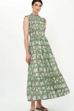 Discount Sleeveless Smocked Maxi- Ivy Olive Maxis|Dresses