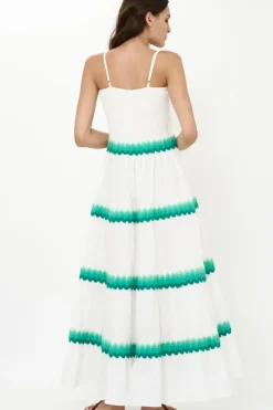 Best Smocked Back Maxi- Pacifica Aqua Maxis|Dresses