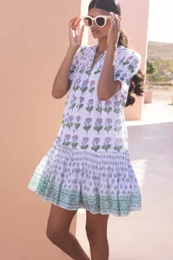 Smocked Drop Mini- Bloom Lilac Short & Mini Dresses|Dresses