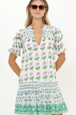 Smocked Drop Mini- Bloom Lilac Short & Mini Dresses|Dresses