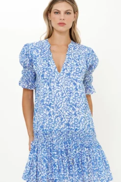 New Smocked Drop Mini- Cypress Blue Short & Mini Dresses|Dresses