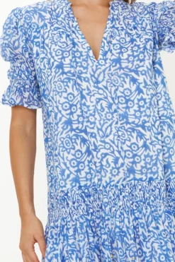 New Smocked Drop Mini- Cypress Blue Short & Mini Dresses|Dresses