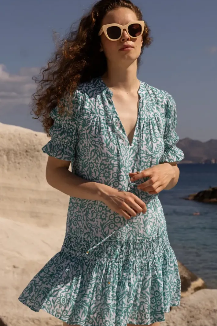 Best Smocked Drop Mini- Cypress Jade Short & Mini Dresses|Dresses