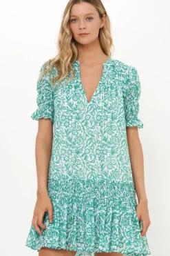 Best Smocked Drop Mini- Cypress Jade Short & Mini Dresses|Dresses