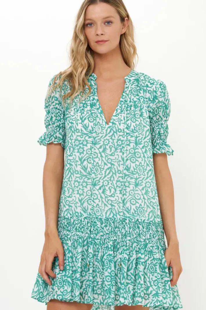 Best Smocked Drop Mini- Cypress Jade Short & Mini Dresses|Dresses