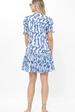 Online Smocked Drop Mini- Toscana Blue Dresses|Short & Mini Dresses