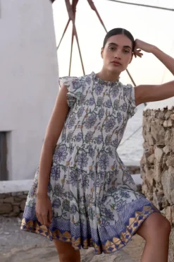 New Smocked Flirty Short- Presidio Blue Short & Mini Dresses|Dresses