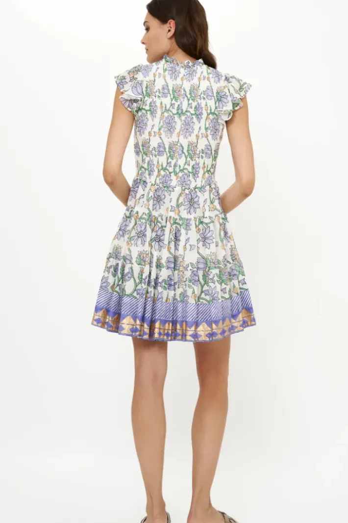 New Smocked Flirty Short- Presidio Blue Short & Mini Dresses|Dresses