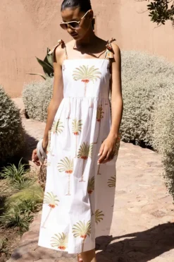 Hot Tie Strap Pocket Midi- Canary Green Midis|Dresses