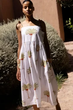 Hot Tie Strap Pocket Midi- Canary Green Midis|Dresses